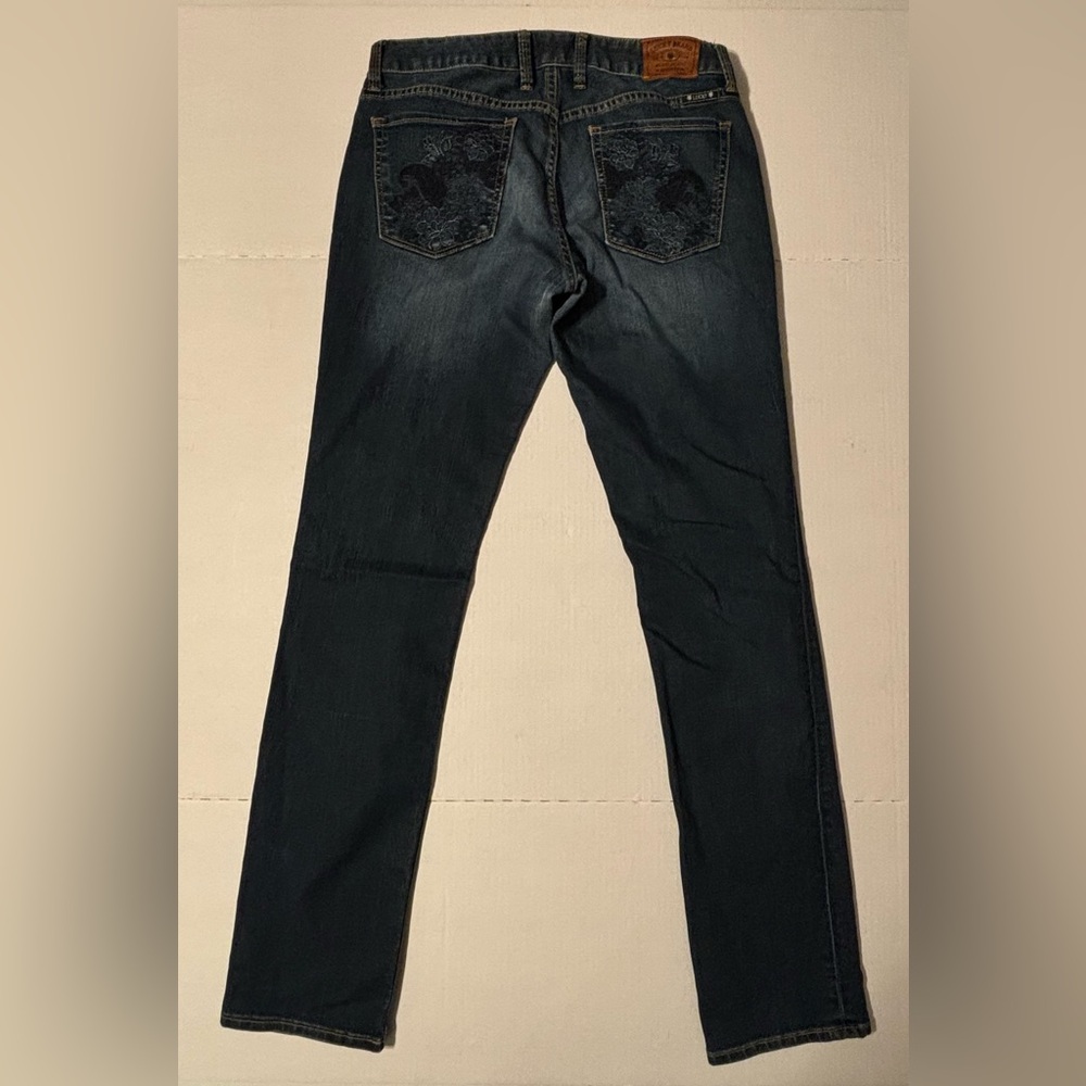 Vintage Lucky Brand Jeans Womens 6/28 Blue Lola Straight Leg Dark Wash Denim
